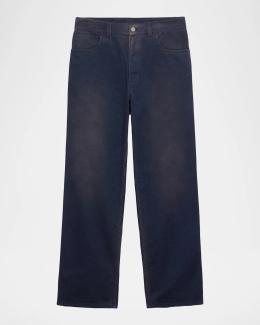 Burberry Men's Slim Fit Coated Jeans | Neiman Marcus