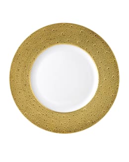 Vietri Gold Honeycomb Charger Plate | Neiman Marcus