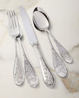 Contessina by Towle Sterling Silver Floral Flatware Set For 12