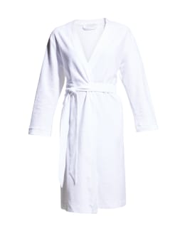 Hanro Cotton Jersey Short Robe | Neiman Marcus