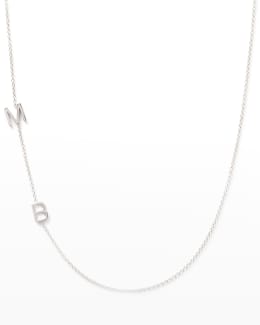Maya brenner two letter necklace outlet