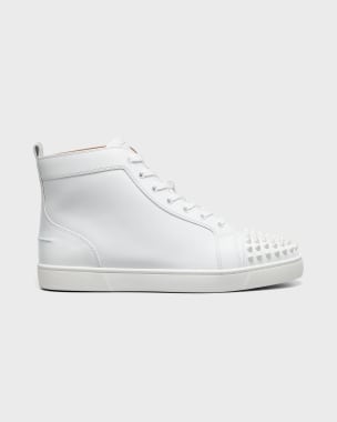 Louboutin white high tops clearance