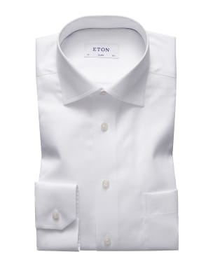 Banishment stewardess lease Eton Contemporary-Fit Twill Dress Shirt | Neiman Marcus