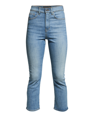 Veronica Beard Jeans Giselle Skinny Flare Jeans | Neiman Marcus