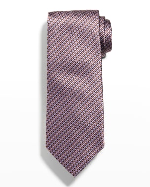 brioni pattern jacquard tie
