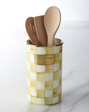 MacKenzie Childs Courtly Check Utensil Holder Neiman Marcus