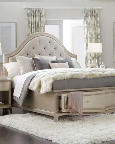 Tufted Headboard Bedroom Furniture, Upholstered Headboard King Bedroom Set