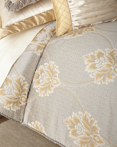 Queen Comforter Bedding Neiman Marcus, Brown Gold And Cream Duvet Covers Canada Goose