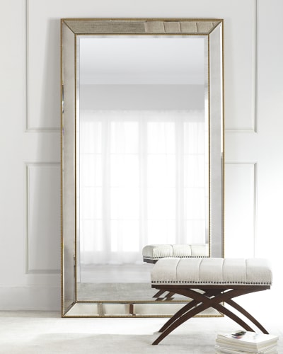 Floor Mirror Decor Neiman Marcus, Arch Leaning Floor Mirror Golden Goose