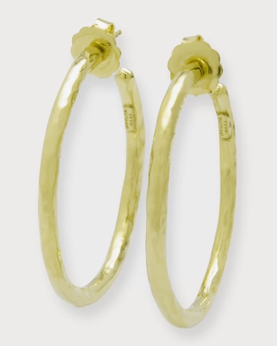 18k Gold Hoop Earrings | Neiman Marcus
