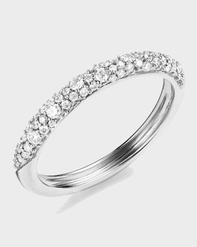 The Mens Jewelry Store for HER Size 7 Granulated Sideways Cross Rhodium Plated 14k White Gold Ring 