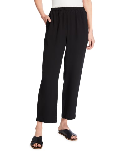 Eileen Fisher Womens Silk Pants | Neiman Marcus | Eileen Fisher Ladies ...