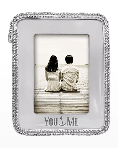 Silver 5 x 7 MARIPOSA 3914HS Vertical Picture Frame 