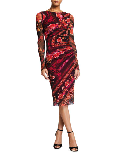 robe with fitted sleeves