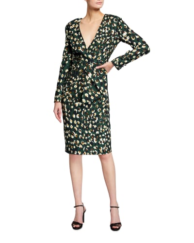 Neiman Marcus Green Dressnull