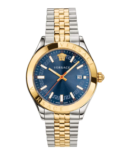versace watch blue face