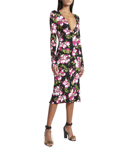 Pink Floral Dress | Neiman Marcus