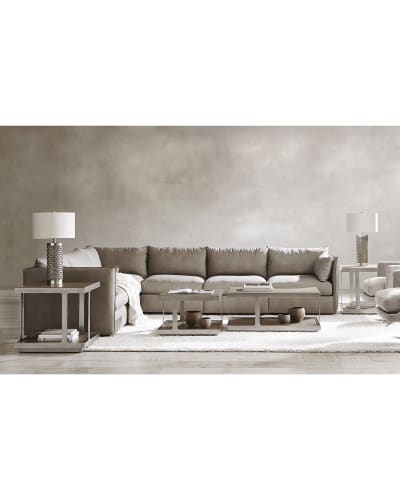 Bernhardt Gray Hardwood Furniture, Elba Leather Power Motion Sofa Chaise