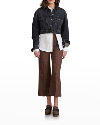 Cropped Denim Jacket | Neiman Marcus