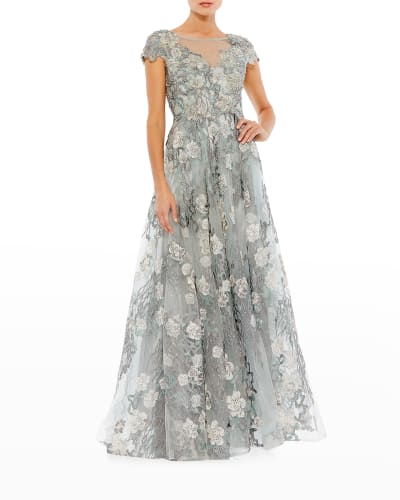 cap sleeve formal dresses