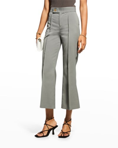 Cropped Flared Pants | Neiman Marcus
