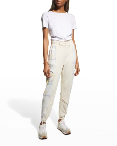 Cuffed Tapered Legs Pants | Neiman Marcus
