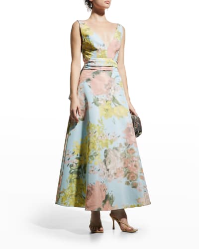 Crepe De Chine Dress | Neiman Marcus