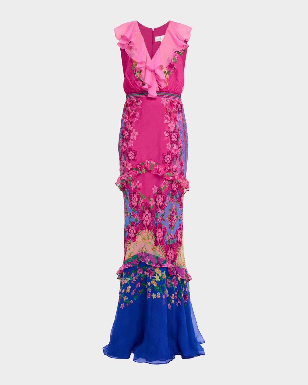 Rita Tiered Ruffle Cocktail Dress