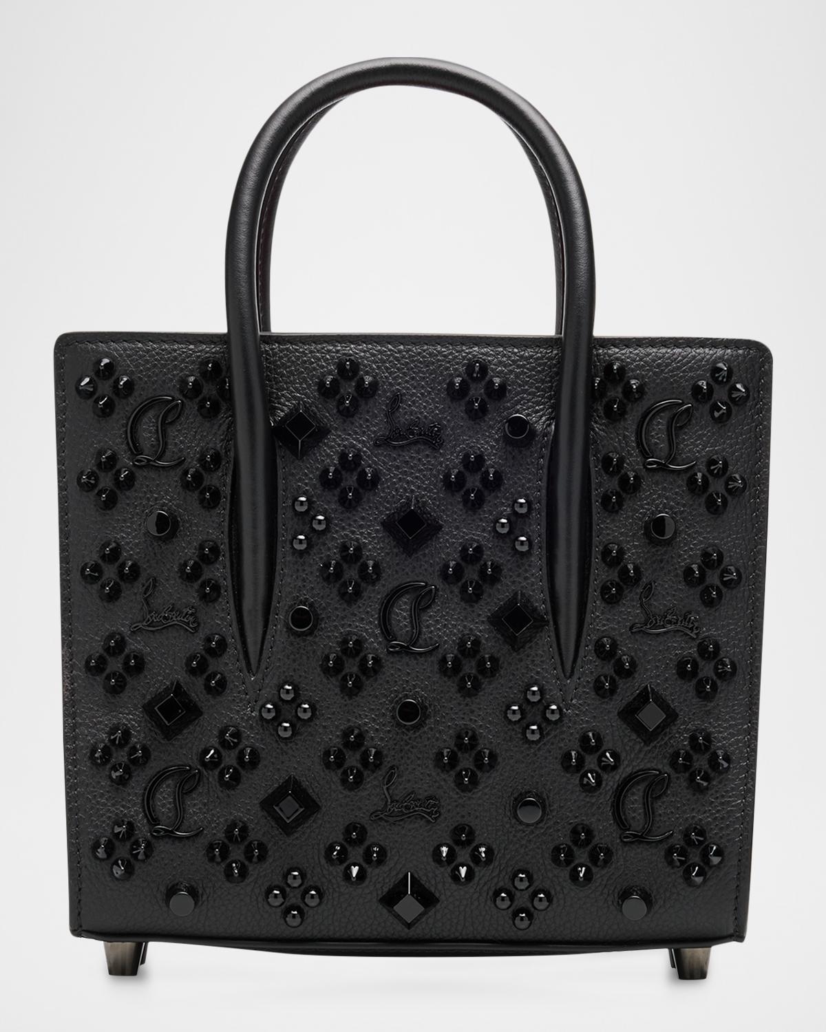 Paloma Mini in Leather with Loubinthesky Spikes