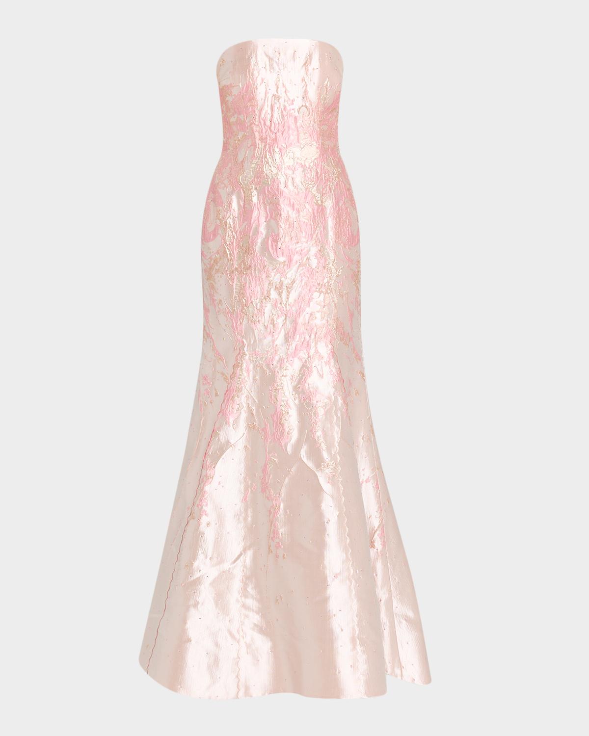 Jacquard Bustier Gown