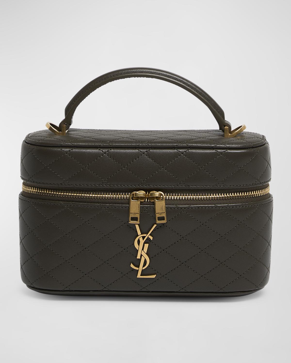 Gaby Vanity Quilted Leather Bag