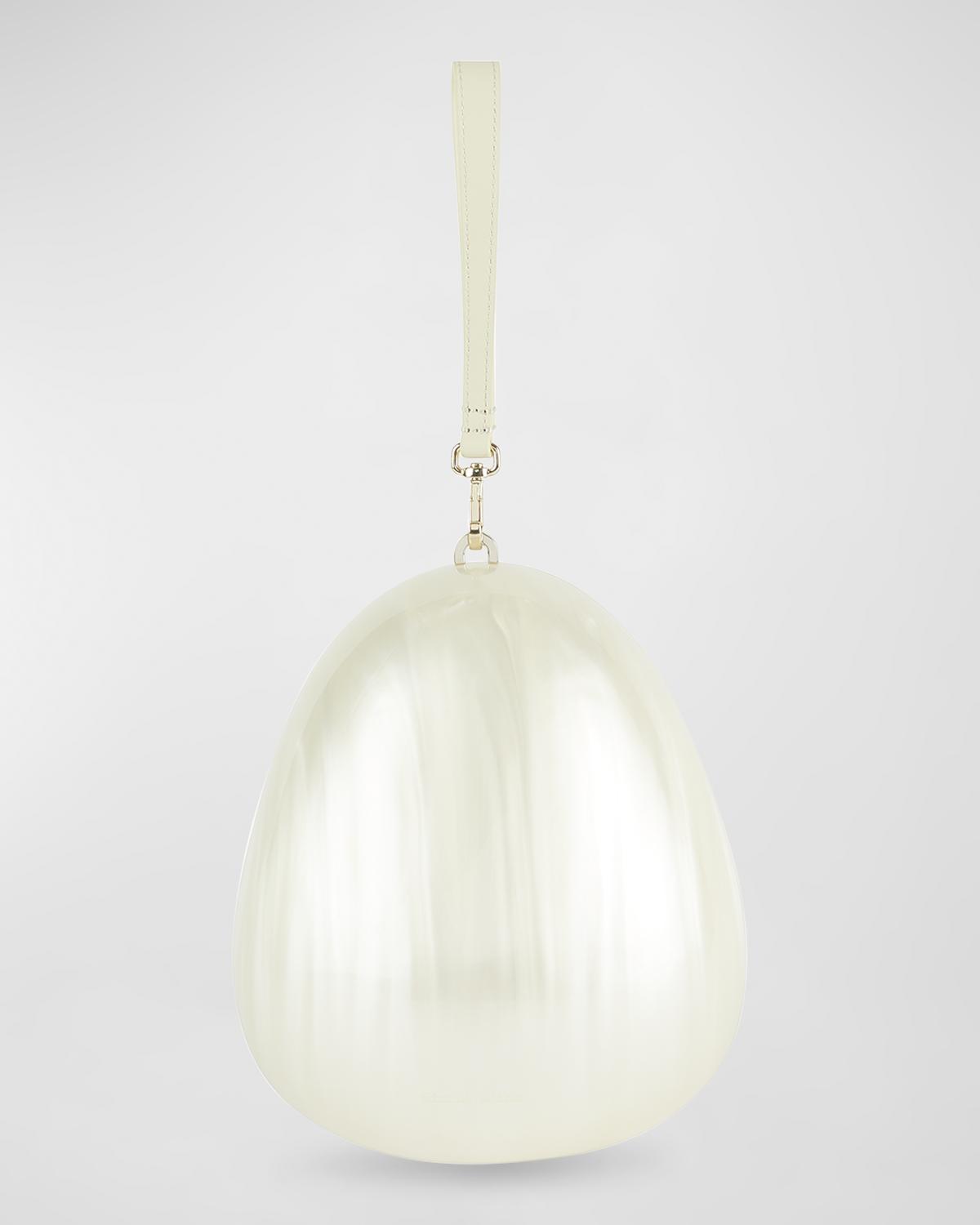 Large Pearly Egg Crossbody Bag