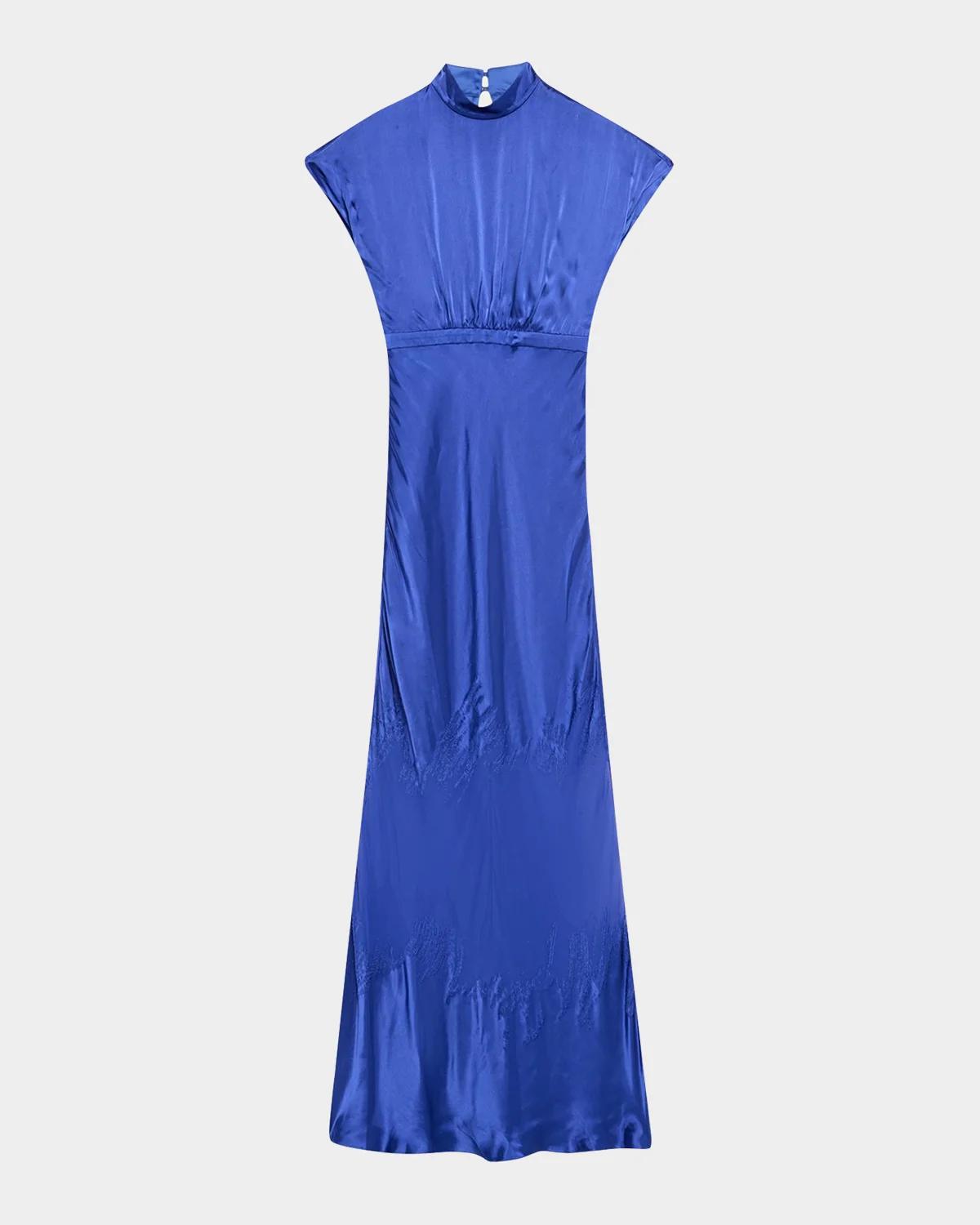 Fabienne Silk Long Dress
