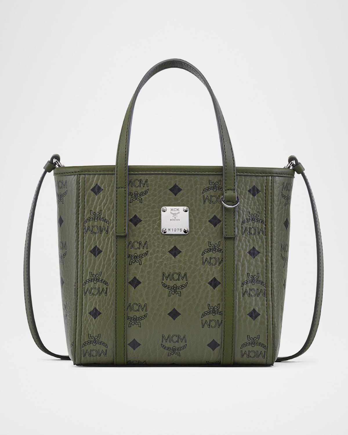 Toni Mini Visetos Shopper Top-Handle Bag
