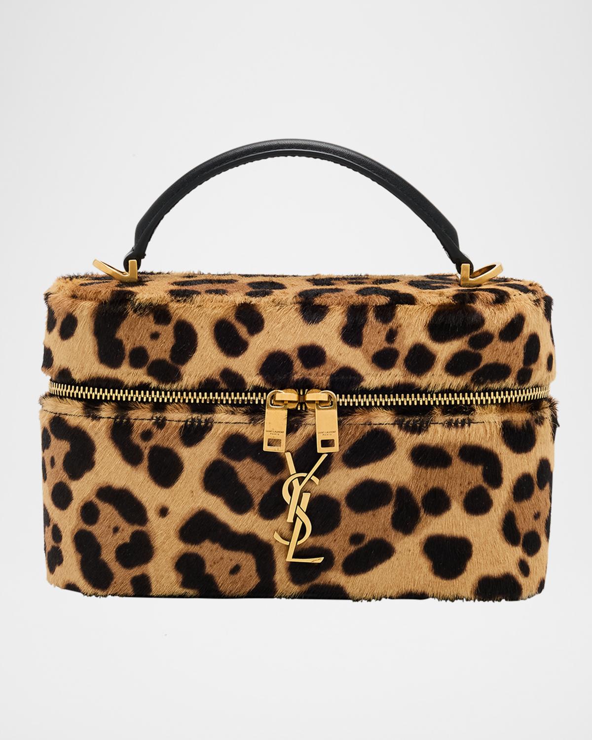 Gaby YSL Vanity Bag in Leopard-Print Calf Hair