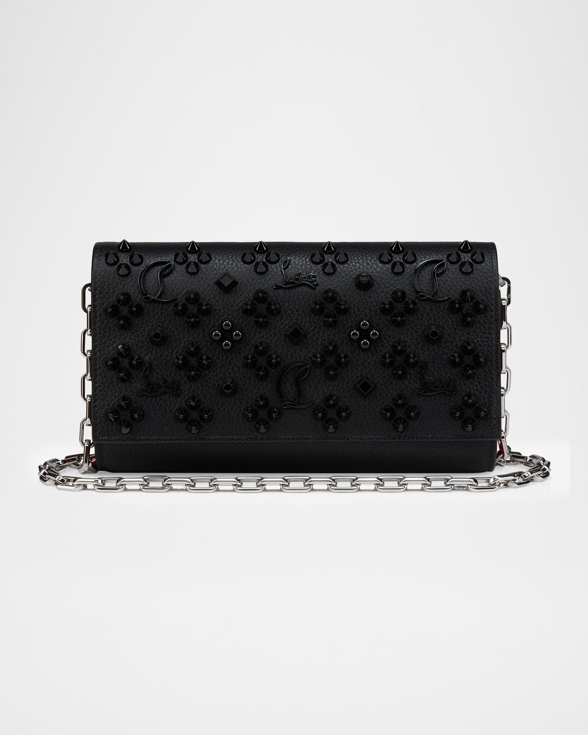 Paloma Wallet on Chain in Loubinthesky Leather