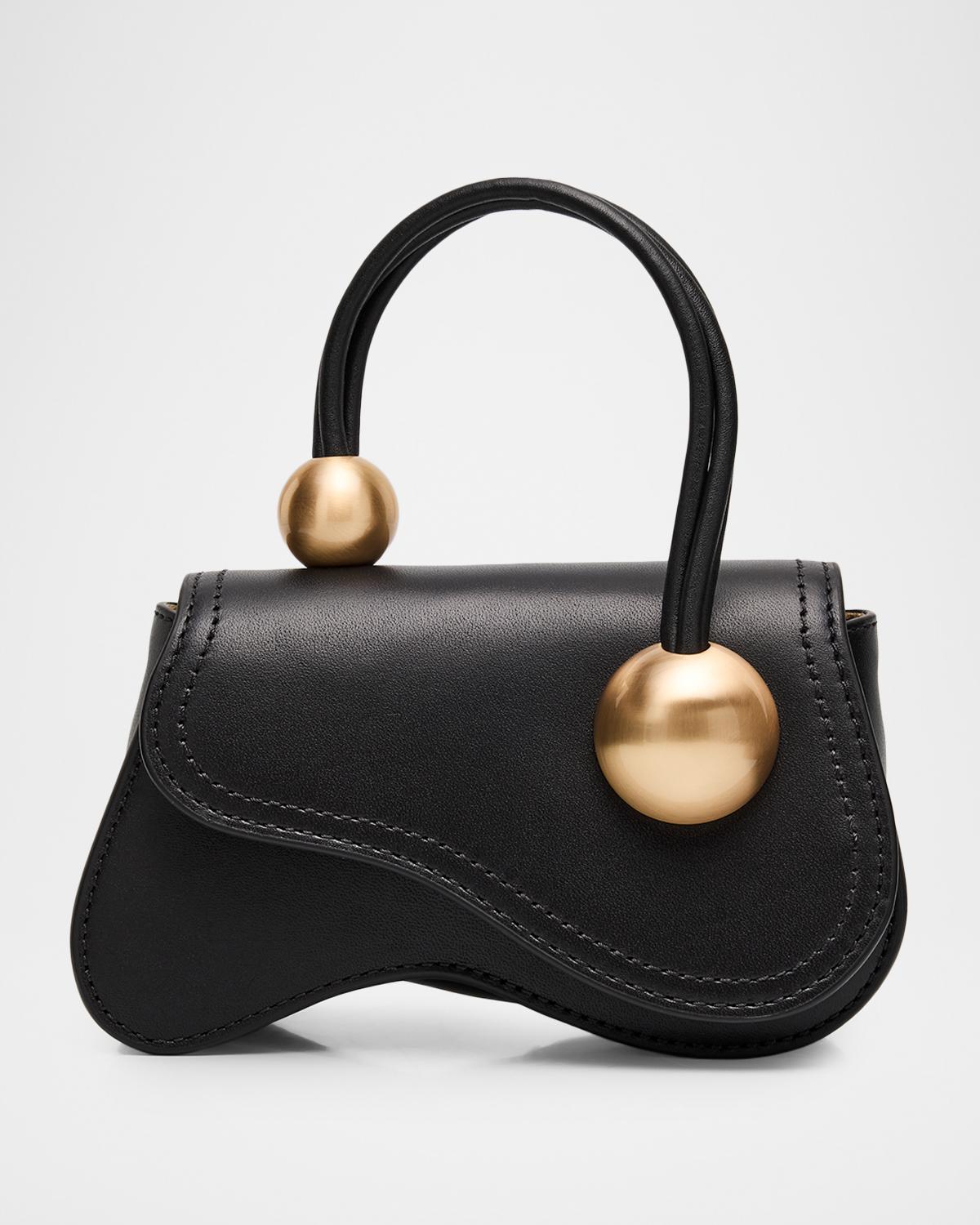 Kazia Nano Leather Top Handle Bag