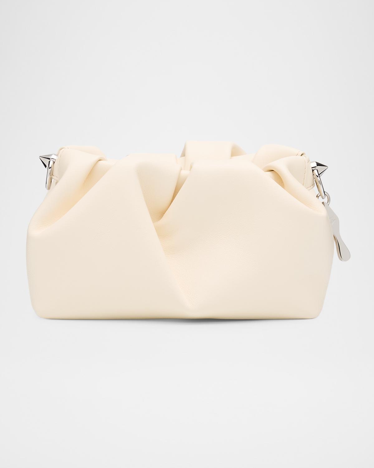 Eva Mini Pleated Crossbody Bag in Nappa Leather