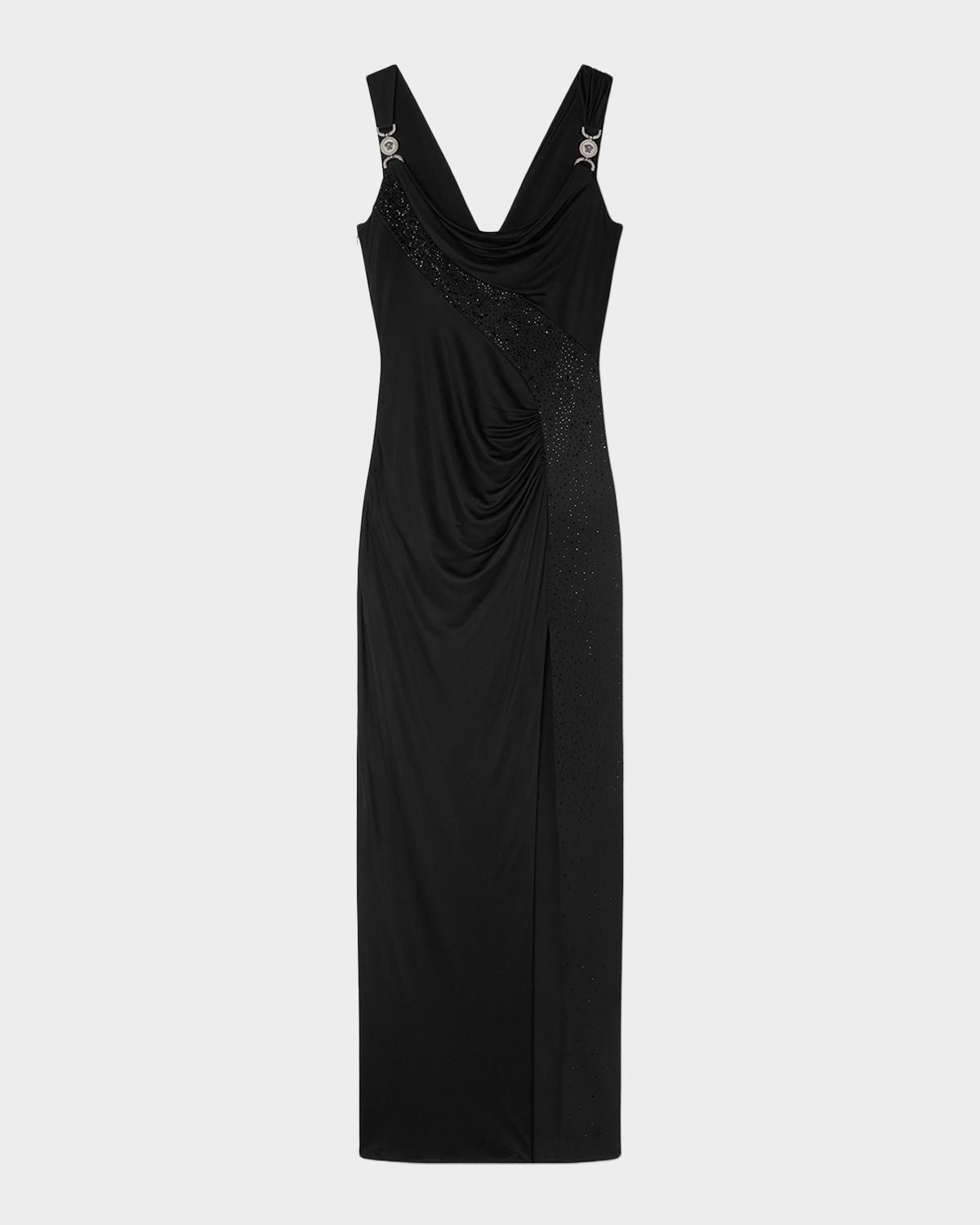 Embellished Silk-Blend Gown