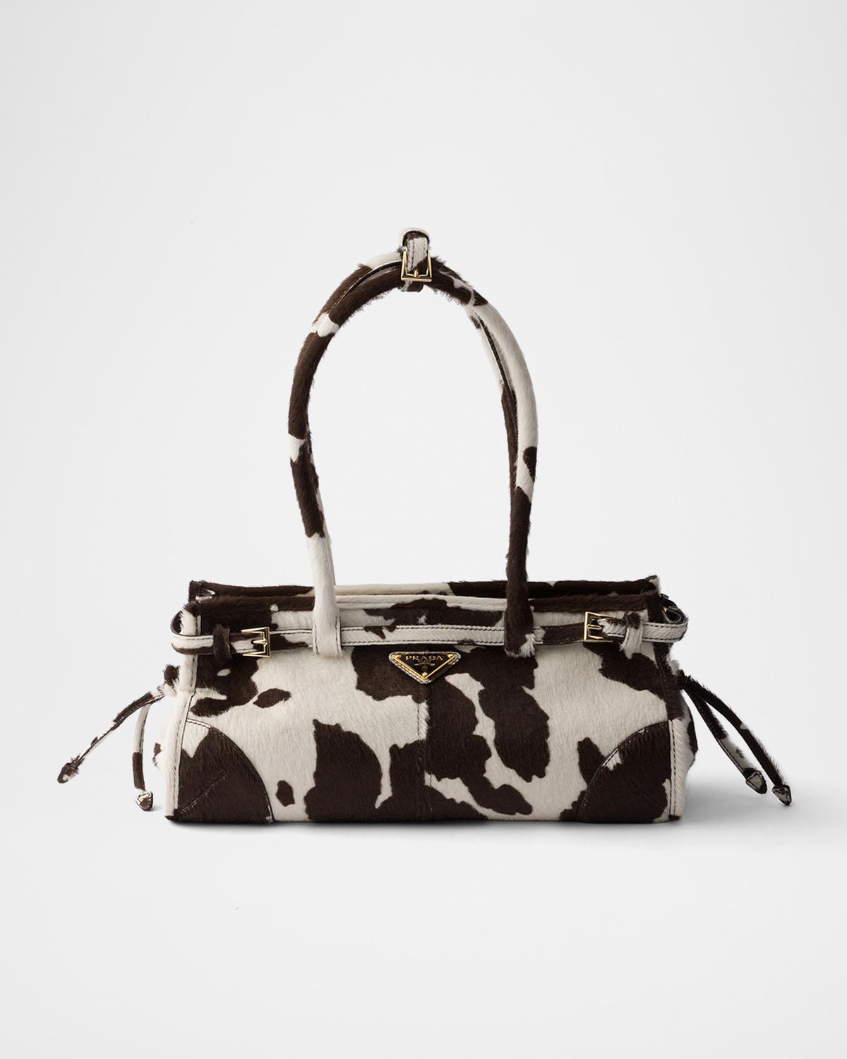 Bonnie Medium Printed Pony Hair Handbag