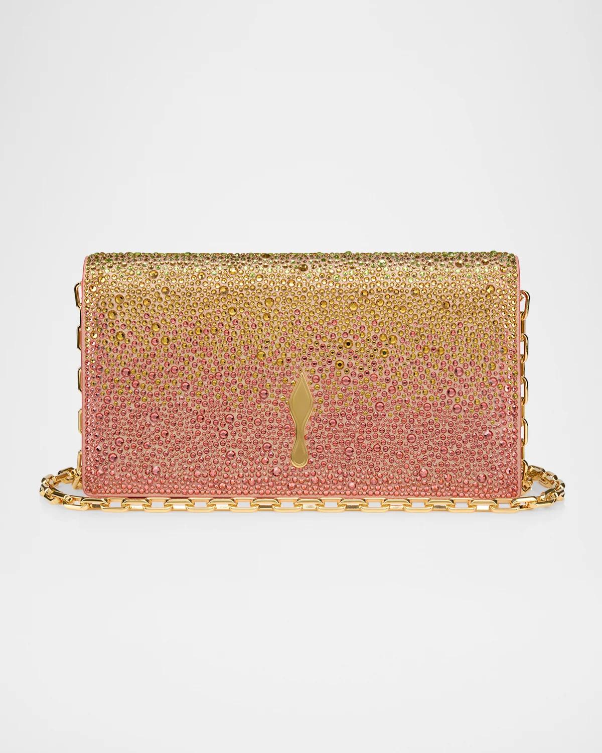 Bettina Ombre Crystal Clutch Bag