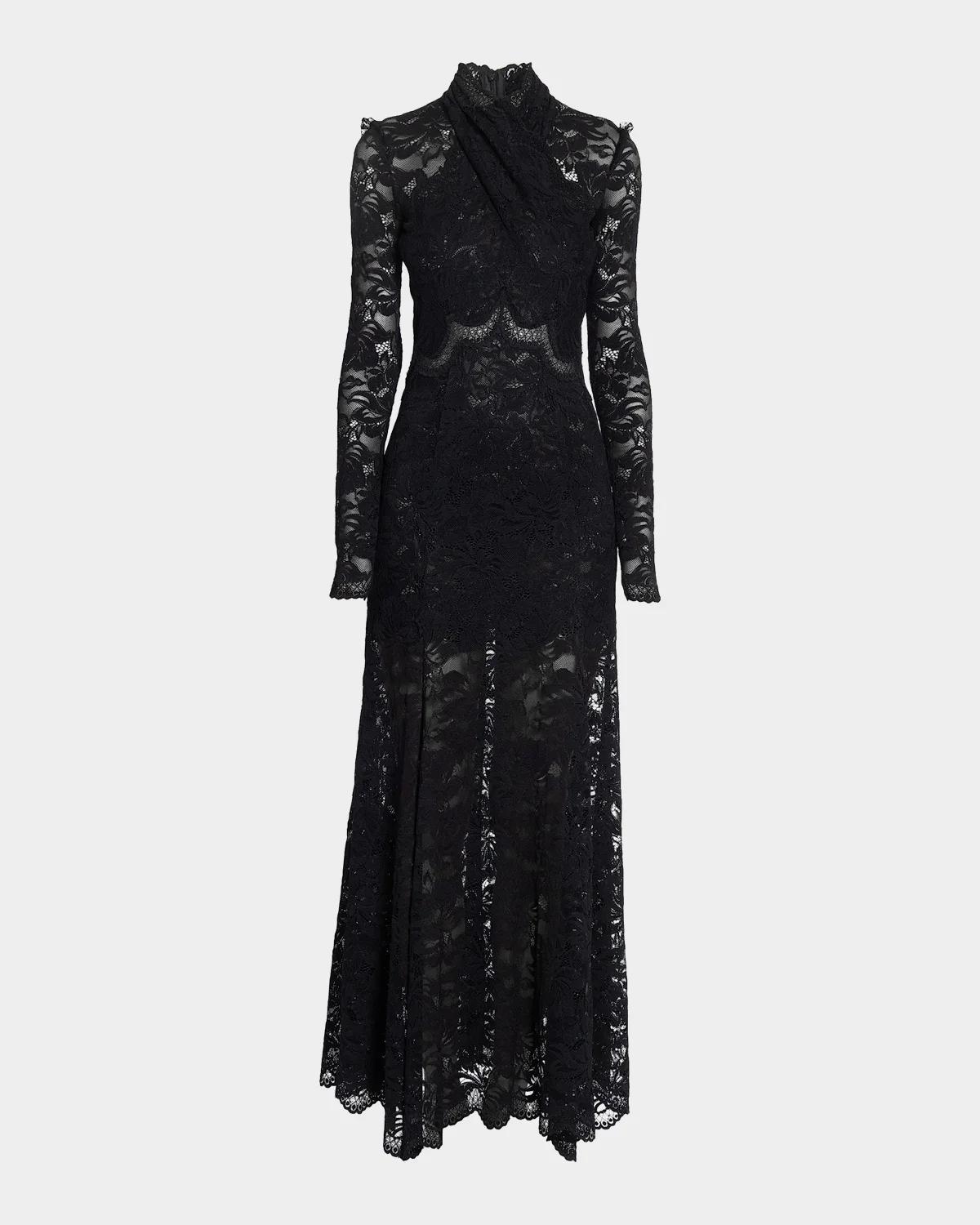 Layered Lace Maxi Dress