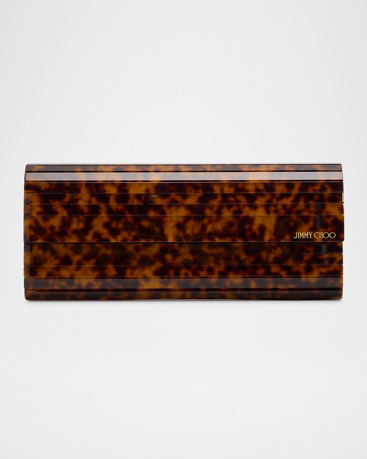 Sweetie Tortoiseshell Plexiglass Clutch Bag