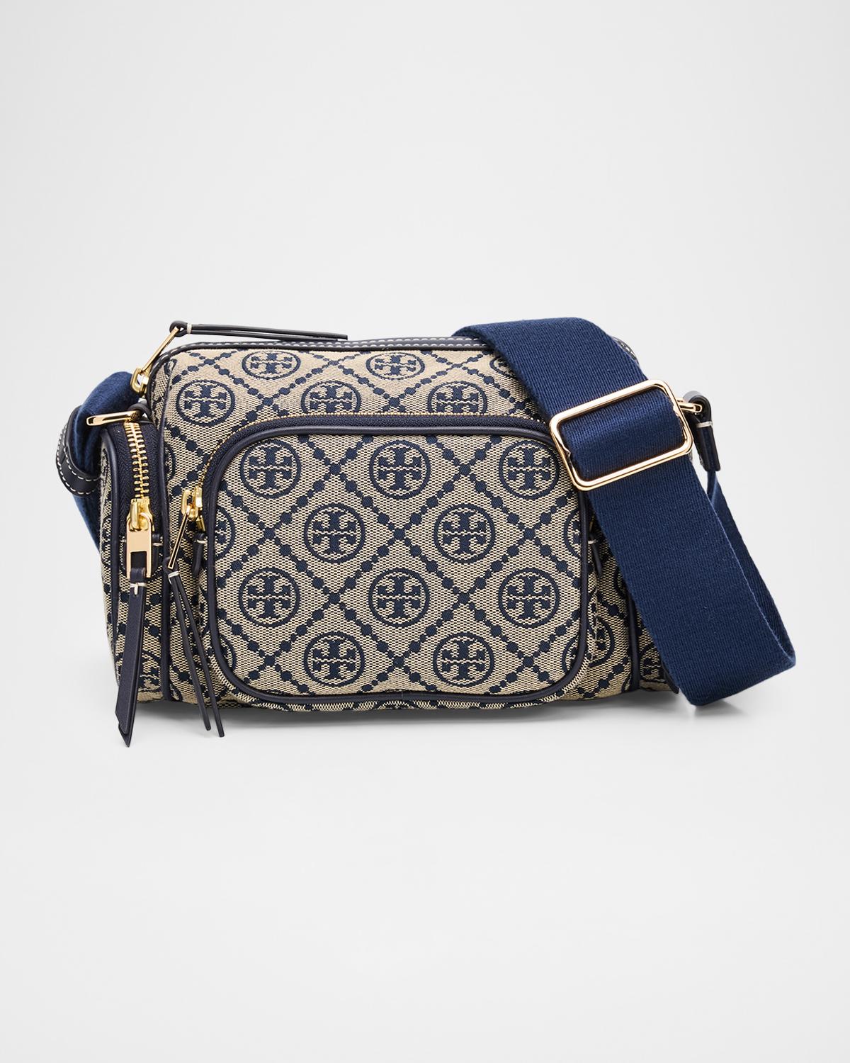 T Monogram Jacquard Pocket Crossbody Bag