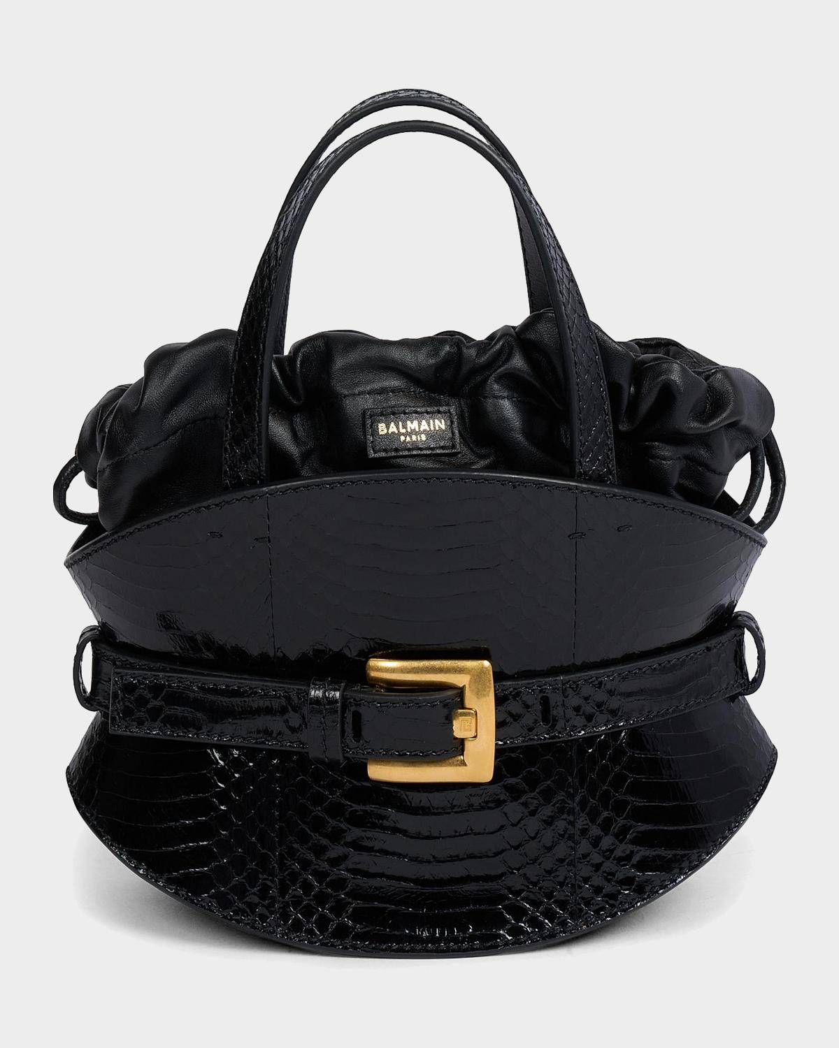 Shuffle Mini Embossed Leather Crossbody Bag
