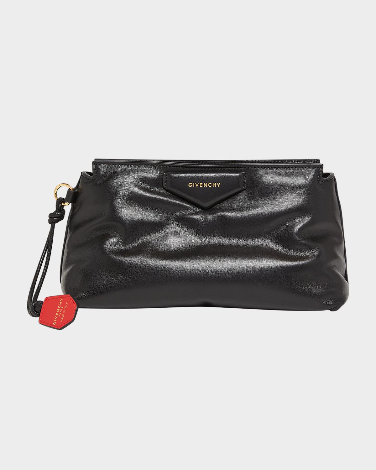 Antigona Slouchy Clutch Bag in Leather