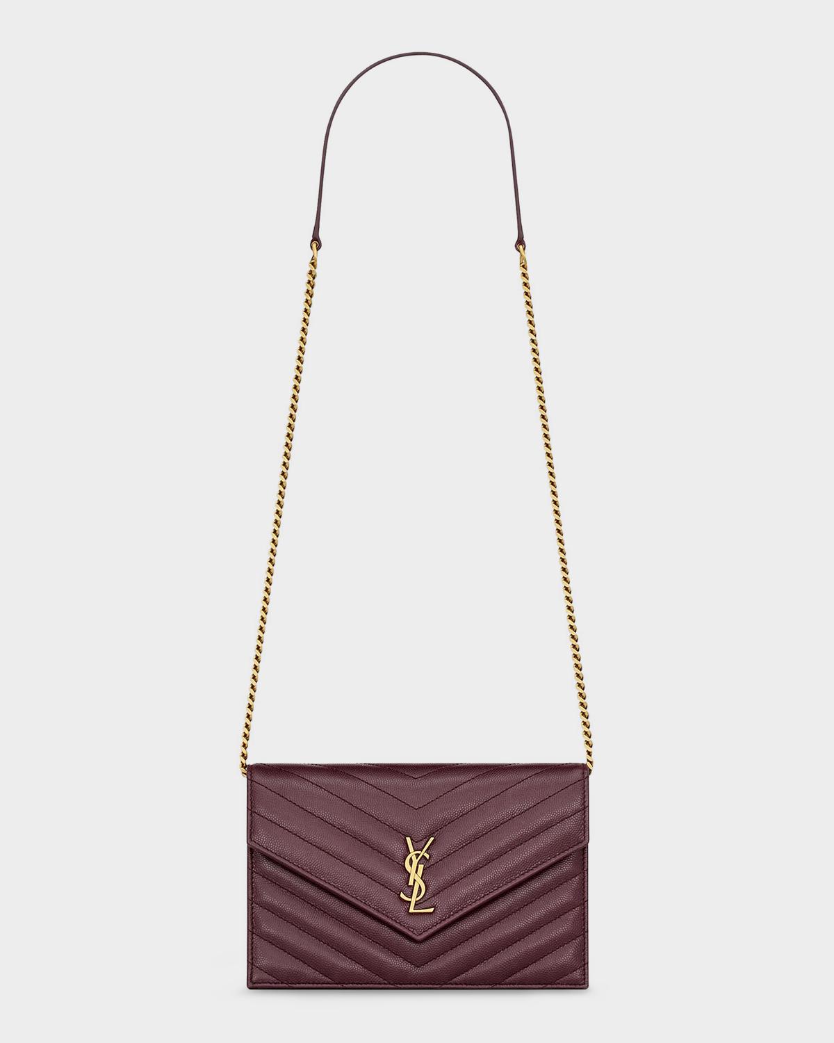 Cassandre Quilted Chevron Leather Shoulder Bag