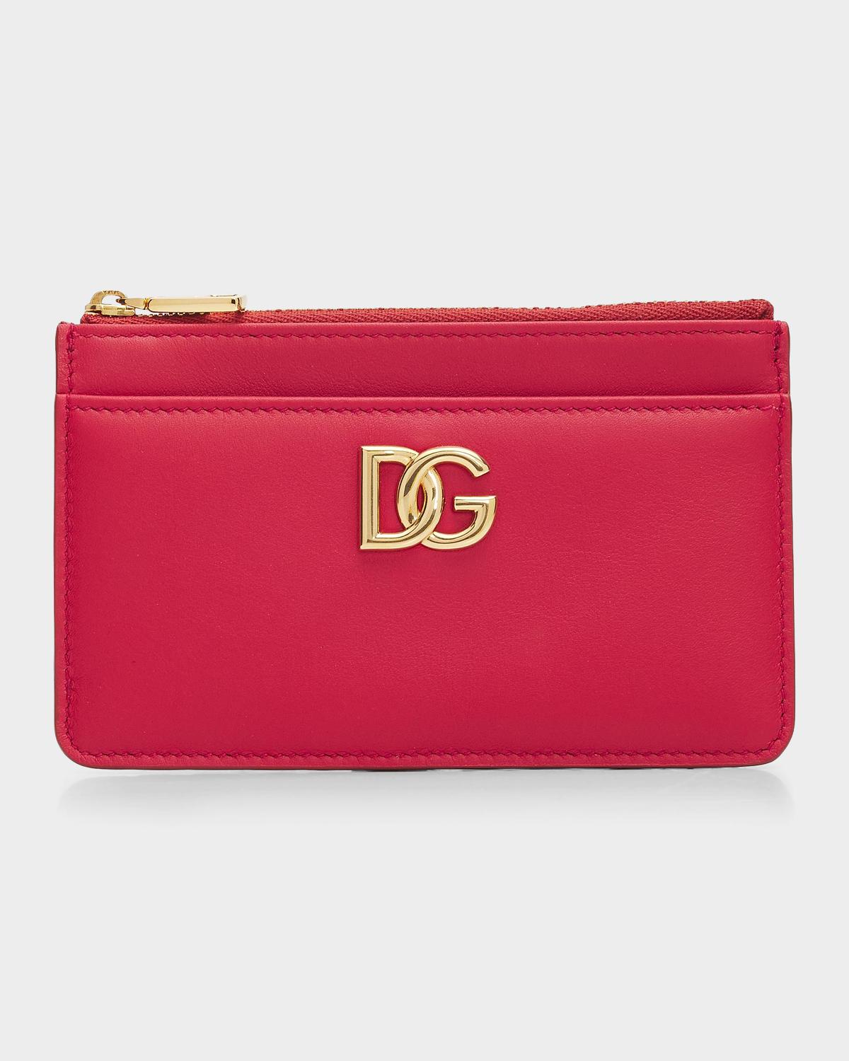 Logo Leather Card Holder