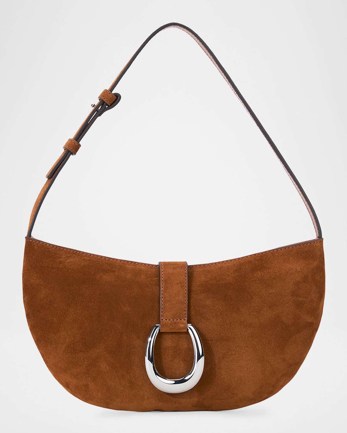 Harlow Suede Shoulder Bag