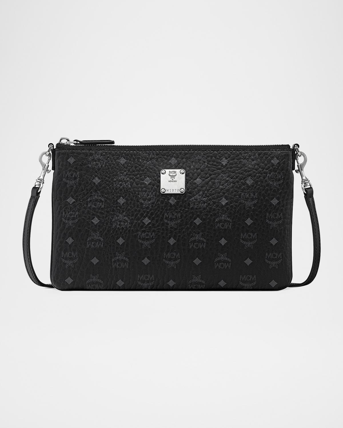 Mini Aren Visetos Flat Crossbody Pouch